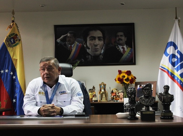 Jesús Aldana, presidente de CANTV, habla sobre los planes de fibra óptica de la empresa para Venezuela