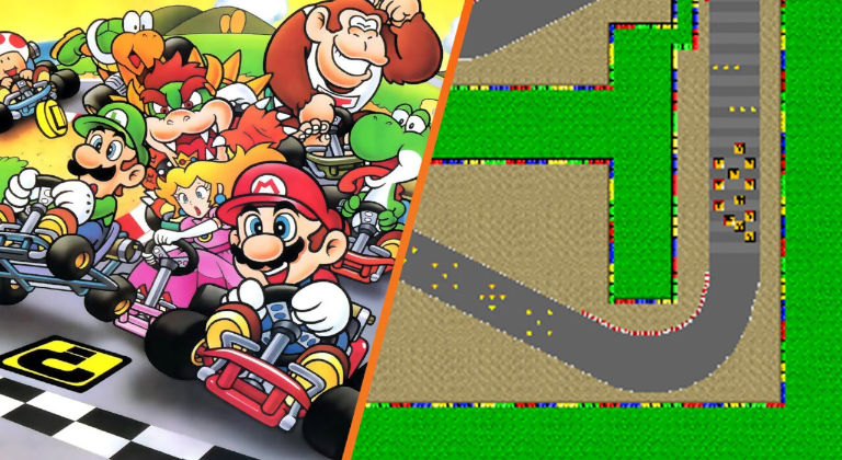 super mario kart tenía un editor de pistas