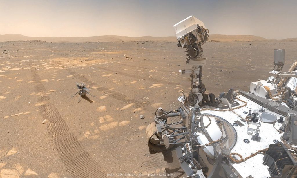 Plasma humana y polvo marciano para construir en Marte