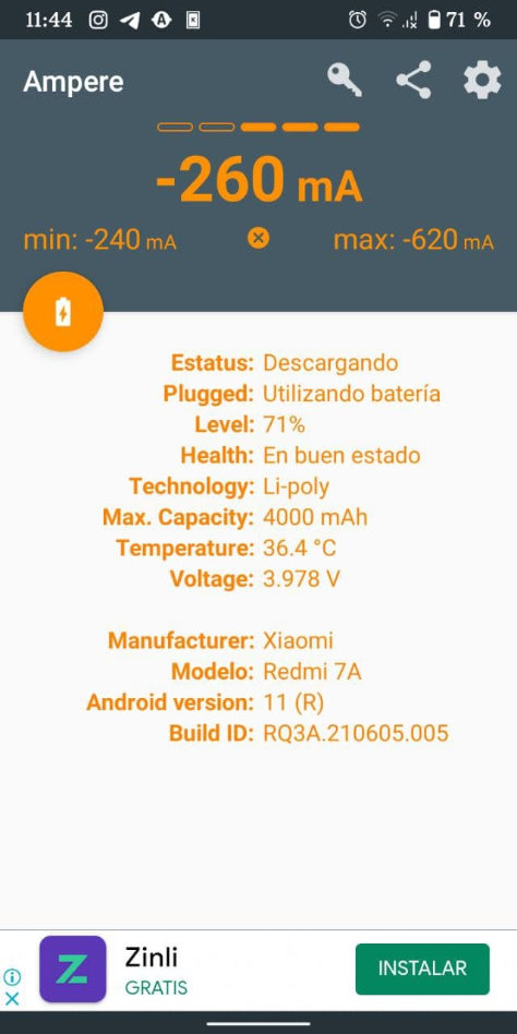 Con Ampere puedes saber si debes cambiar la batería fácilmente