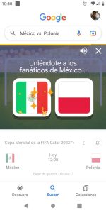 Juega a los penales con tu equipo en la Copa mundial catar 2022 con Google