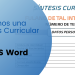 Tutorial para crear una Síntesis Curricular sencilla en Microsoft Word